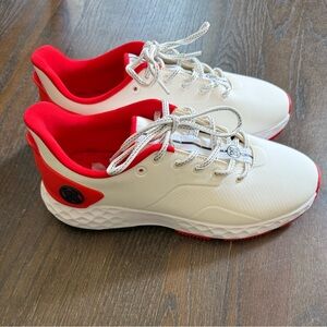 G/FORE NEW G4 MG4+ GOLF SHOE SNEAKER POPPY SIZE 8.5